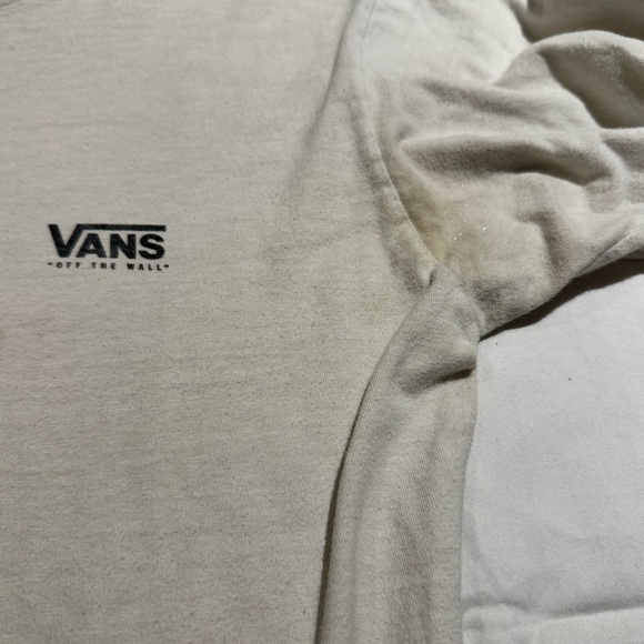 Vans Men's White Long Sleeve Tee - Picture 6 of 11
